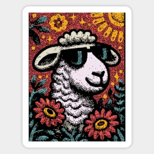Dreamy Sheep | The Whimsical Woolly Lamb Magnet